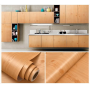 Wood grain PVC film for door and cabinet