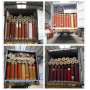 Wood grain PVC film for door and cabinet